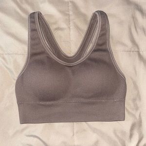 Aerie Sports Bra - Taupe